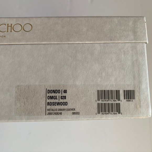 Jimmy Choo Dondo boot Metallic leather size 40 - Picture 8 of 8